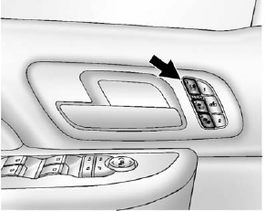 GMS Sierra: Heated and Ventilated Seats. Heated and Cooled Seat Buttons Shown, Heated Seat Buttons Similar